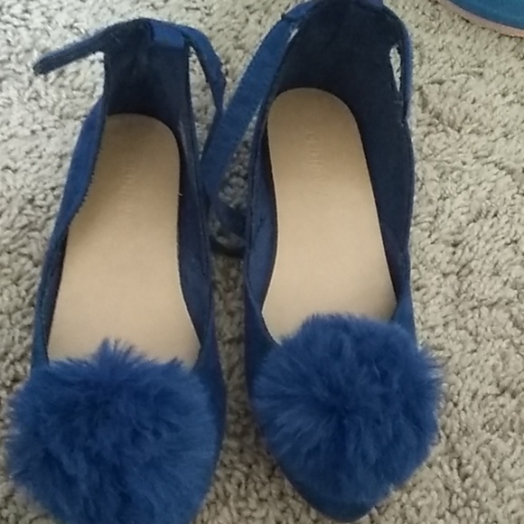 Blue ballet flats - Picture 1 of 2